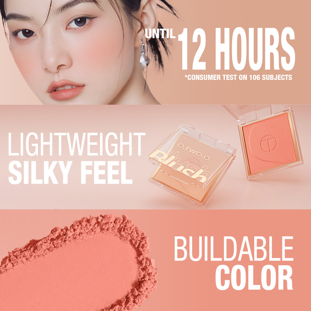 Coral Pink Makeup Blush Mineral Soft Blush Powder Natural Cheek Contour Palette Shadow Matte Rouge Powder Blusher