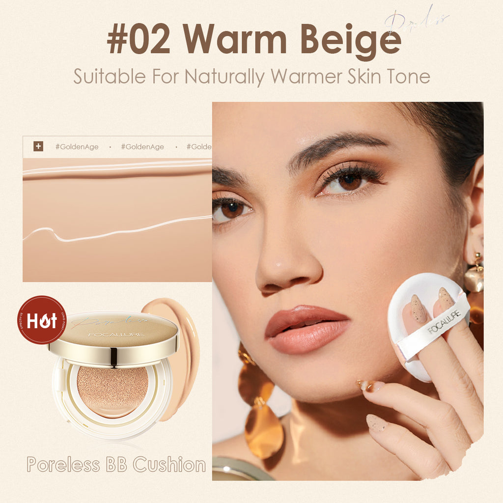 Foundation Air Cushion Waterproof Matte Base Poreless Full Coverage Face Cream Smooth Foundation Cosmetics
