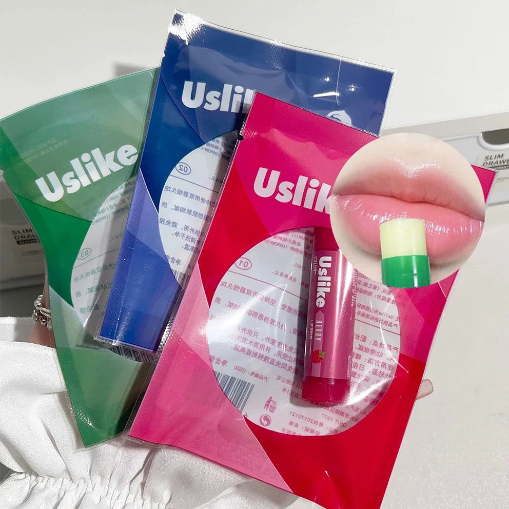 Lip Balm Set Colorless Long Lasting Moisturizing Hydration Lips Mask Stick Reduce Lip Line Lip Care Transparent Lipstick Primer