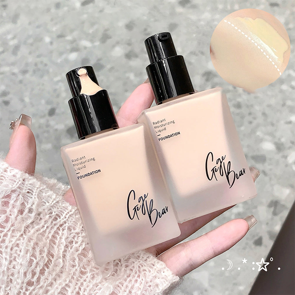 Light Foundation Liquid Concealer Long-lasting Moisturizing Natural Waterproof and Sweat-proof Foundation Cream