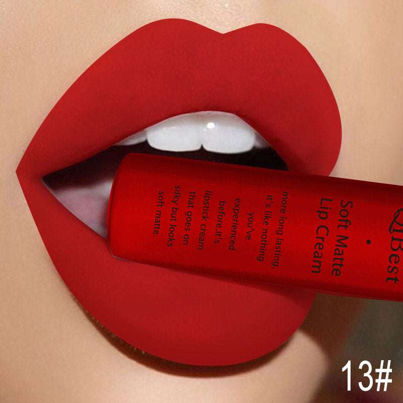 Sexy Velvet Matte Lip Gloss Liquid Lipstick Lipgloss Beauty Red Nude Waterproof Long-lasting Lip Stain Makeup