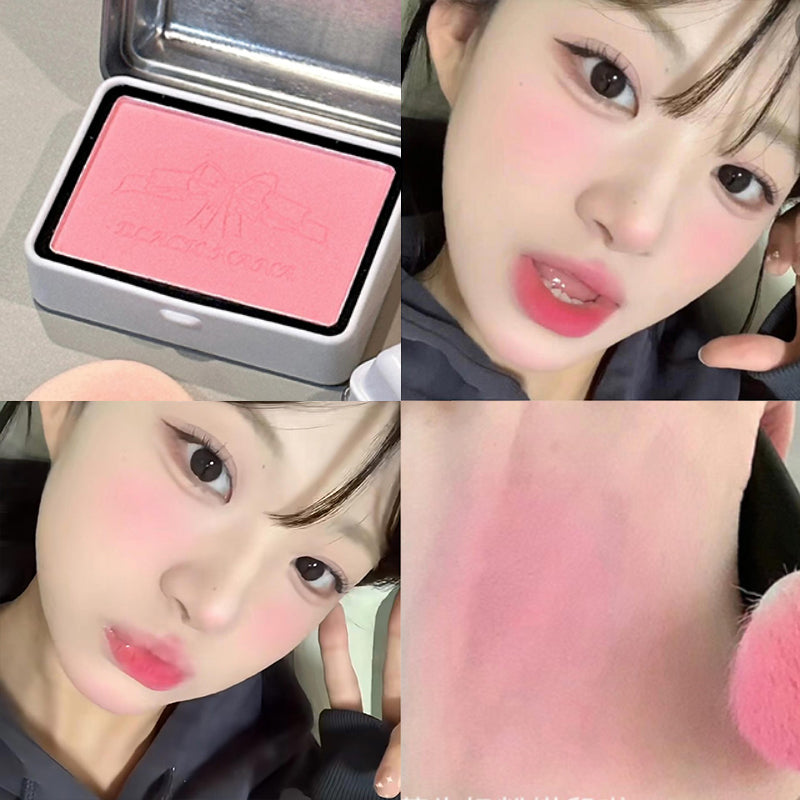 French sweetheart soft mist blush  low saturation  pure desire  Korean make-up  make-up  rouge  makeup