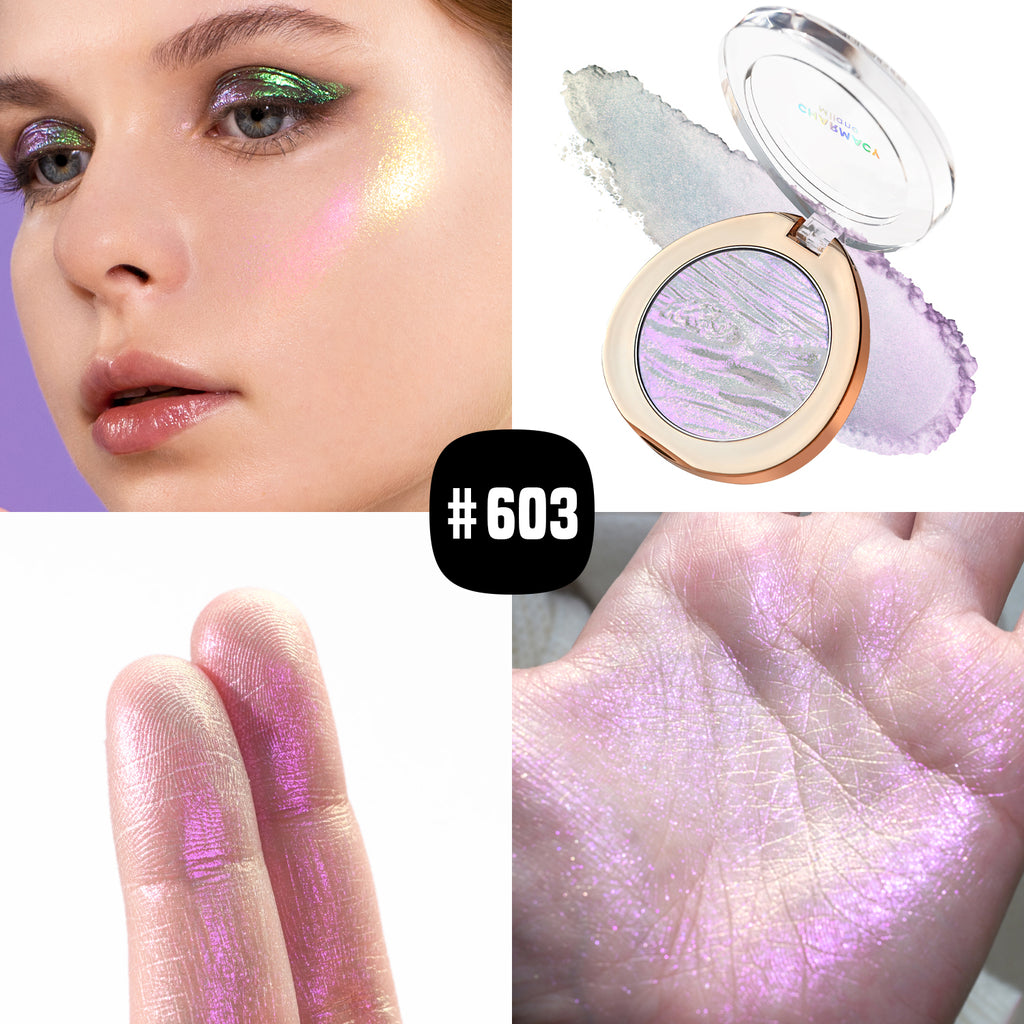 Duochrome Pigment Highlighter Glitter Long-lasting Multichrome Professional Highlighter Cosmetic Makeup for Women