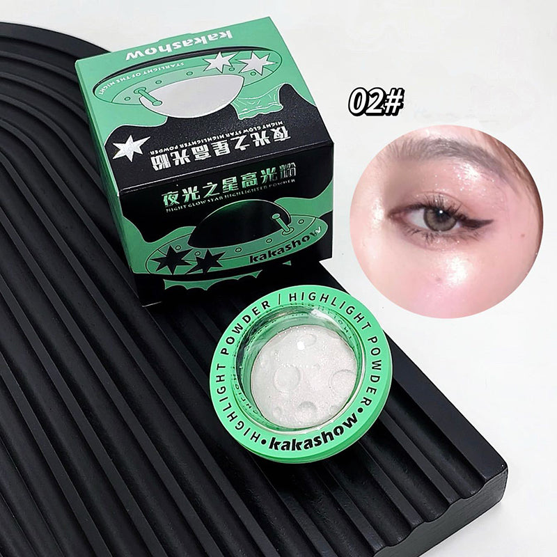 Planet Space Highlighter Powder Brighten Fairy Adas Powder Shimmer Water Light Contour Face Body Illuminator Makeup Cosmetics