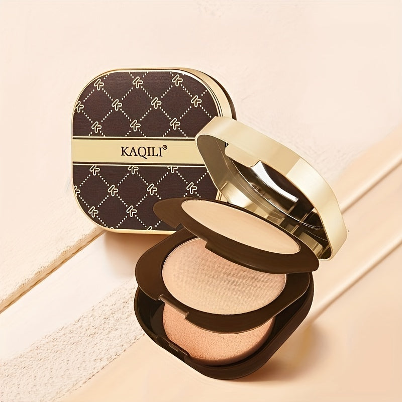 Delicate Brightening Double Powder Waterproof Sweat-Resistant Oil Control Setting Concealer Permanent Makeup Long-Lasting