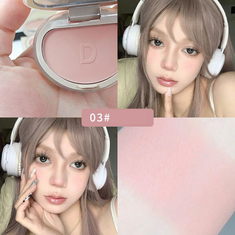 1PC Blush Makeup Palette Cute 7 Color Mineral Powder Blue Pink Rouge Long Lasting Natural Cheek Tint Waterproof Blusher Cosmetic