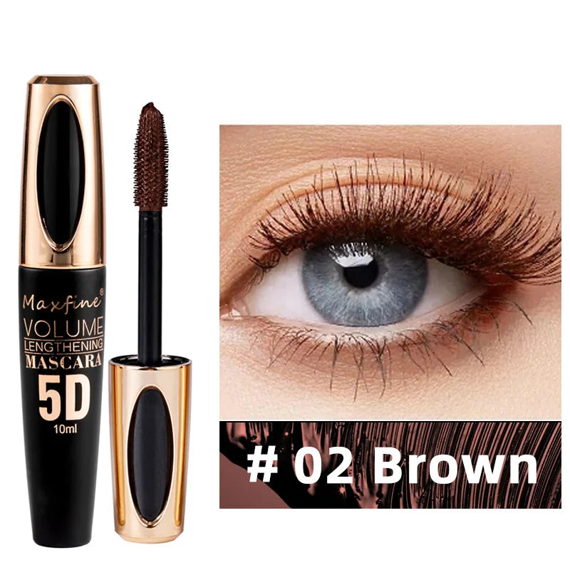 Waterproof Anti-sweat Mascara Lengthens Eyelashes Extension Blue Silk Fiber Mascara Female Non-smudge Mascara Makeup Cosmetic
