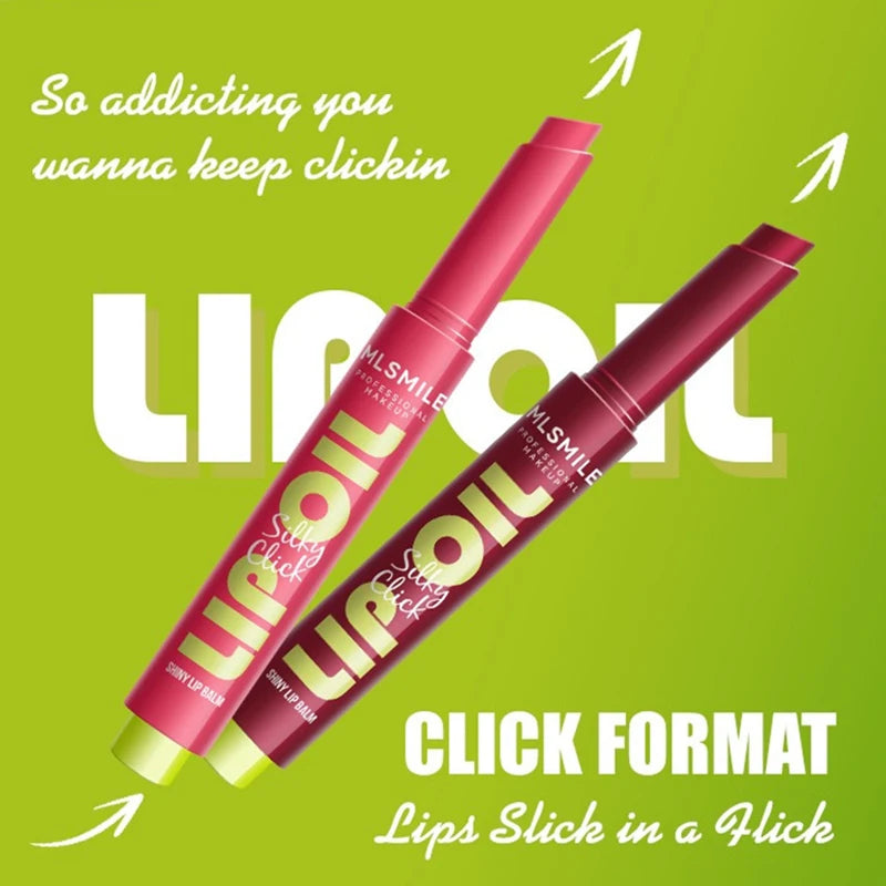 9 Colors Waterproof Long Lasting Press Lipstick Easy To Color Moisturizing Pearl Mirror Solid Lip Gloss Lip Care Cosmetics