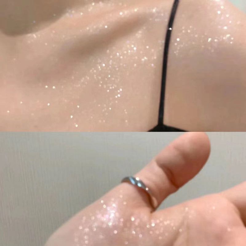 Liquid Eyeshadow Shimmer Sparkling Lasting Highlighter Contour Brighten Fine Glitter Eyeshadow Lying Silkworm Body Beauty Makeup