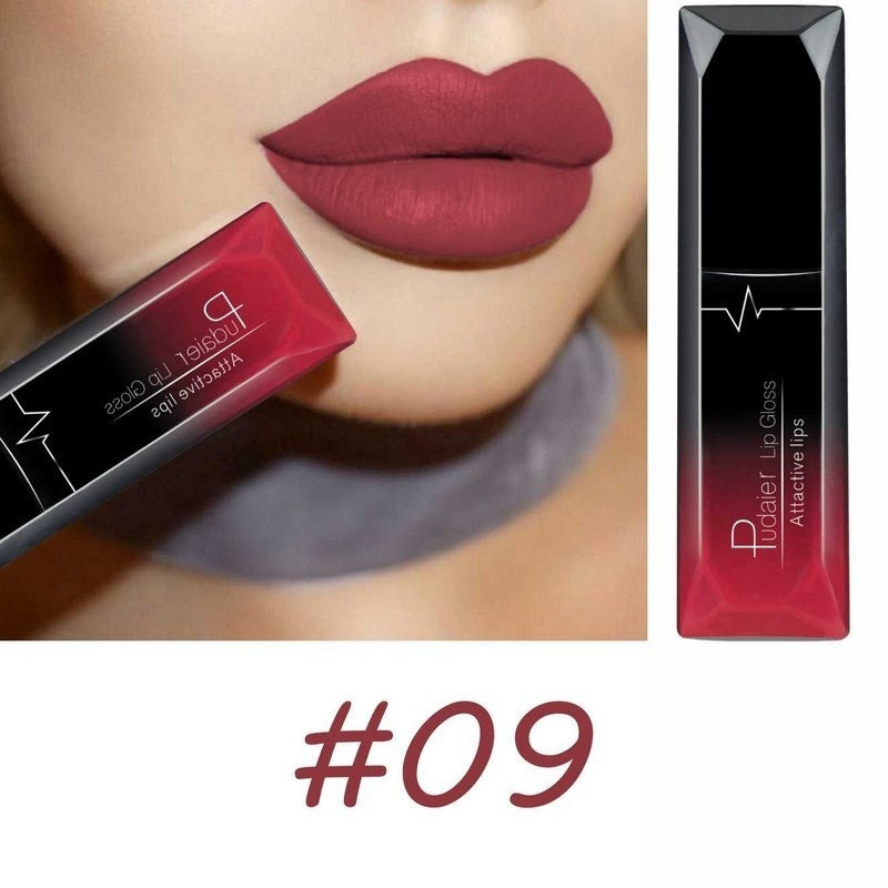 18 Color Christmas Lip Makeup 18 Color Super Matte Velvet Long Lasting Lipgloss Liquid Lipstick Lip
