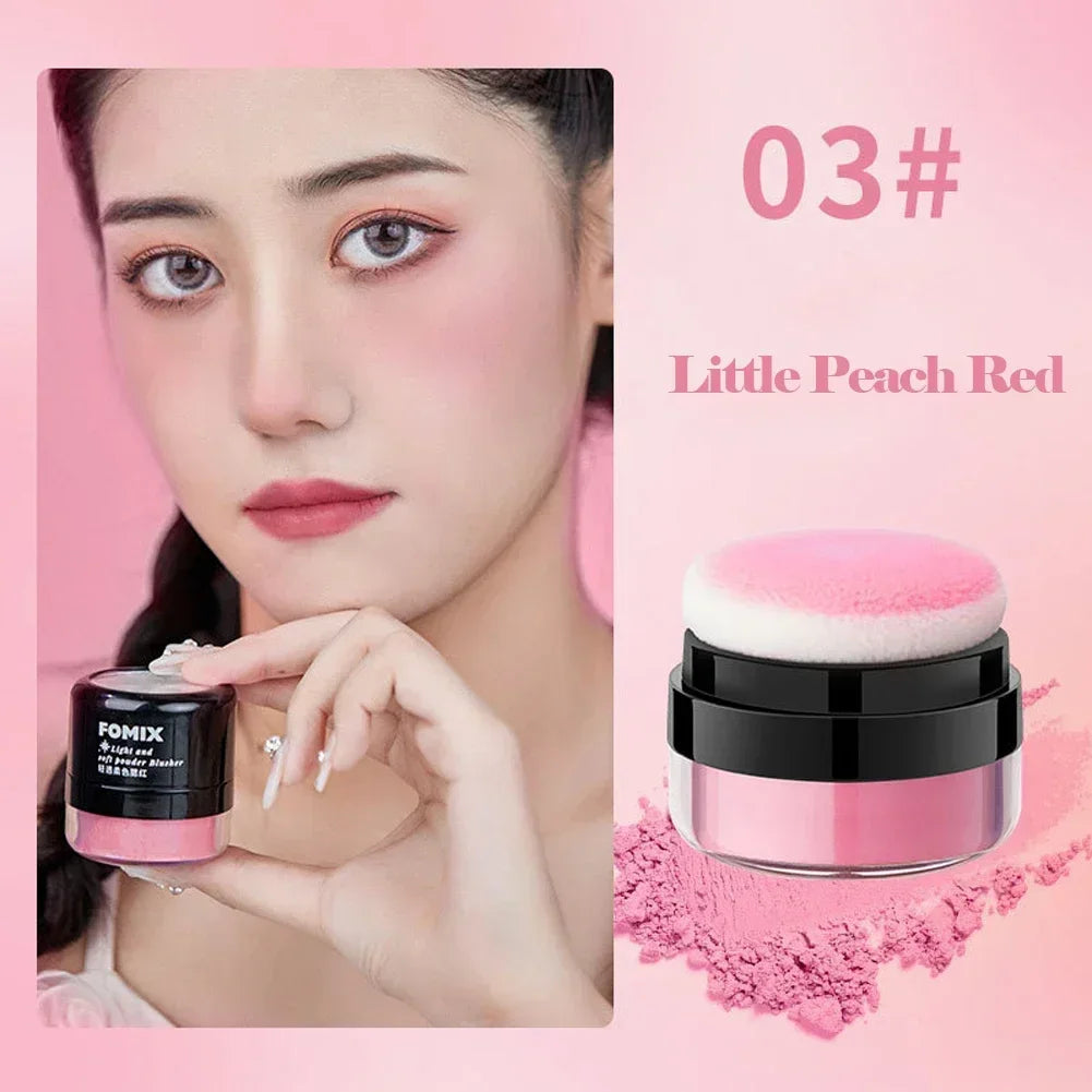 Powder Blusher Mushroom Head Air Cushion Blush High Gloss Repair Cosmetics Soft Mist Cheek Rouge Face Contour Makeup