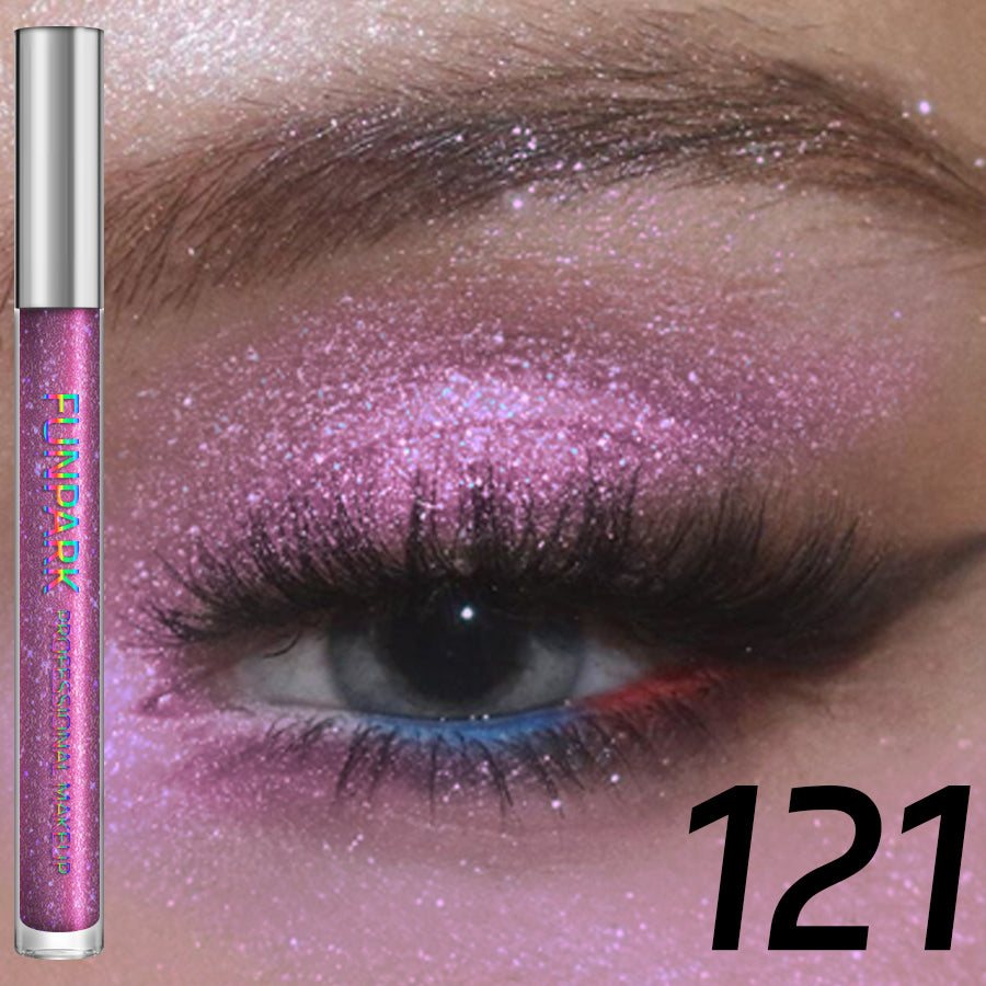 Colorful Liquid Eyeshadow Pink Green Black Diamond Shiny Eye Liner Pen Giltter Eyeshadow Palette Makeup Long Lasting