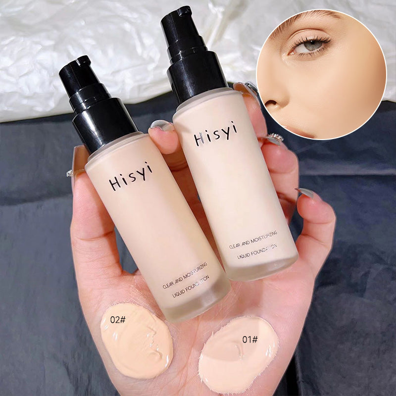 The liquid foundation is light  matte  naturally brightening  and does not come off makeup  The natural complexion is frosty