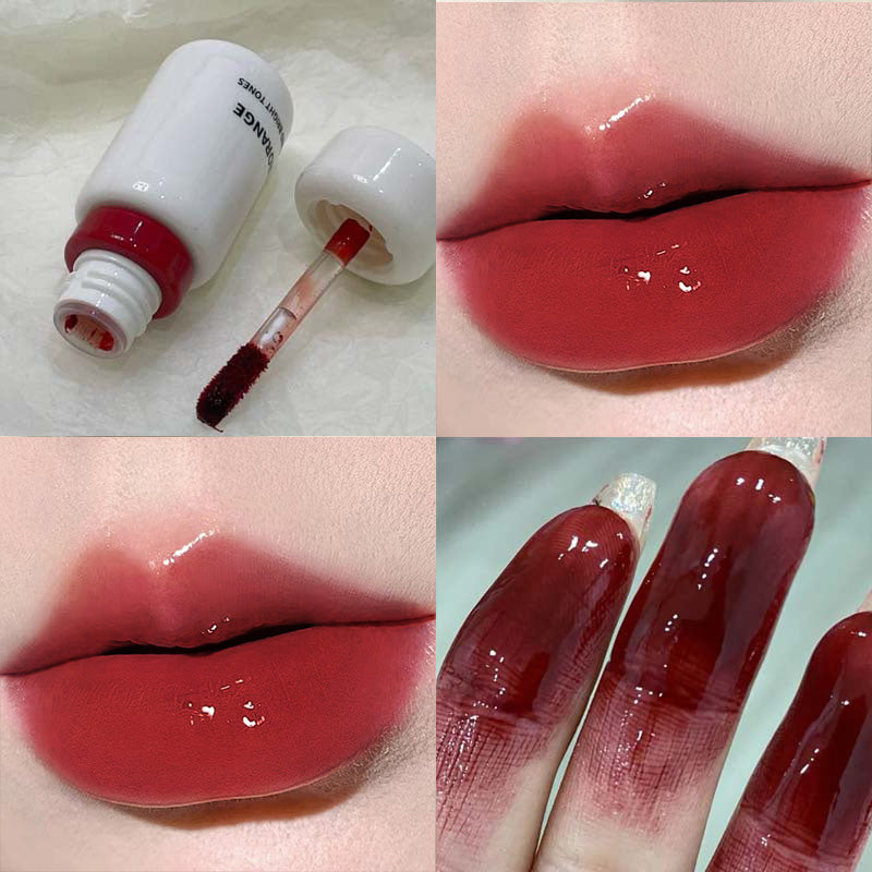 Soft Color Mirror Lip Glaze Moisturizing Mirror Water Light Color Long-lasting Makeup Lip Gloss