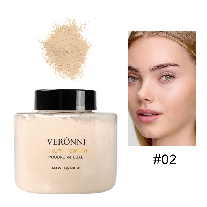 Banana Luxury Powder for Women Face Foundation Banana Powder Bottles Loose Powder Authentic Oil-Control Beauty Make Up Art Tools