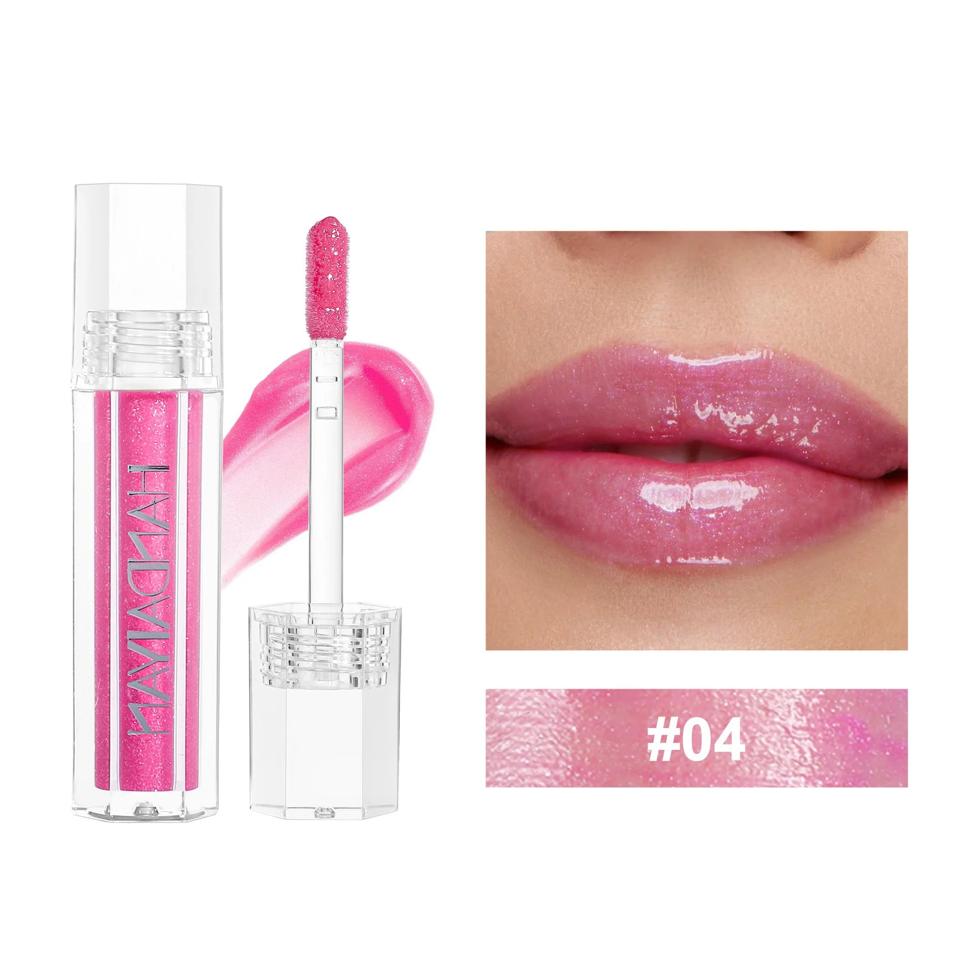 Lip Gloss Sexy Plump Glitter Crystal Jelly Red Nude Lipstick Liquid Waterproof Moisturize Oil Lipgloss Makeup