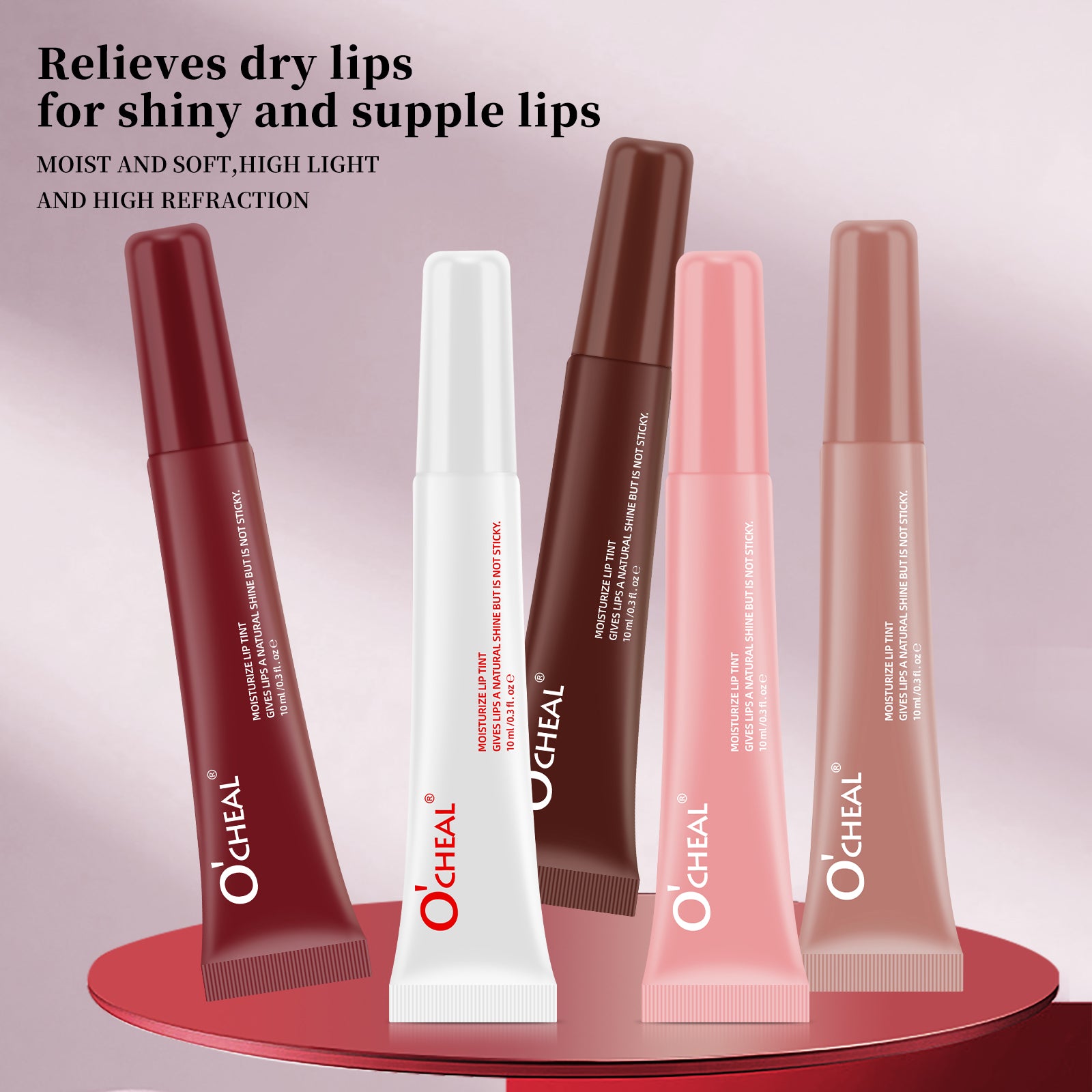 Moisturizing Lip Gloss Plumper Shiny Liquid Lipstick Clear Lip Care Beauty Tinted Mask Glaze Colored Lipstick Makeup