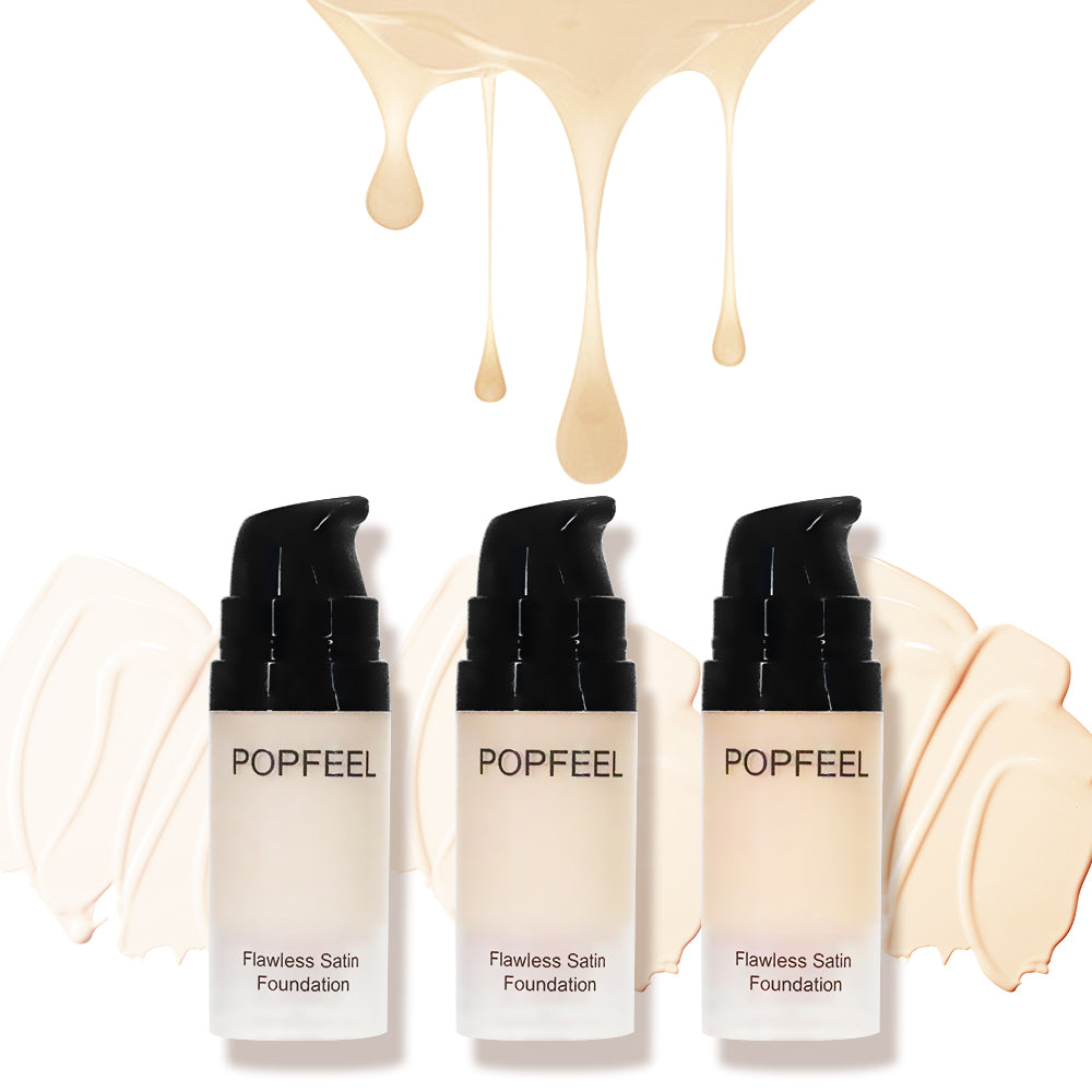 Lightweight Long-Lasting Foundation Liquid – 24-Hour WearBreathable Formula for Natural Bare Makeup Look
