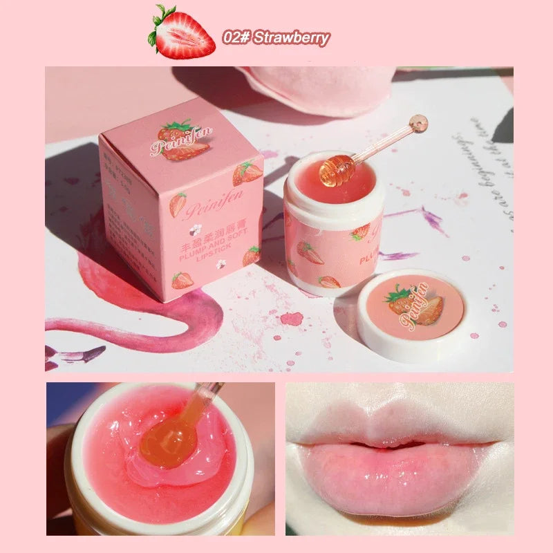 Korea Lip Sleeping Mask Colorless Makeup Lip Balm Fruit Essence Nutrious Lips Care Cream Fade Lip Lines Lipstick Primer Cosmetic