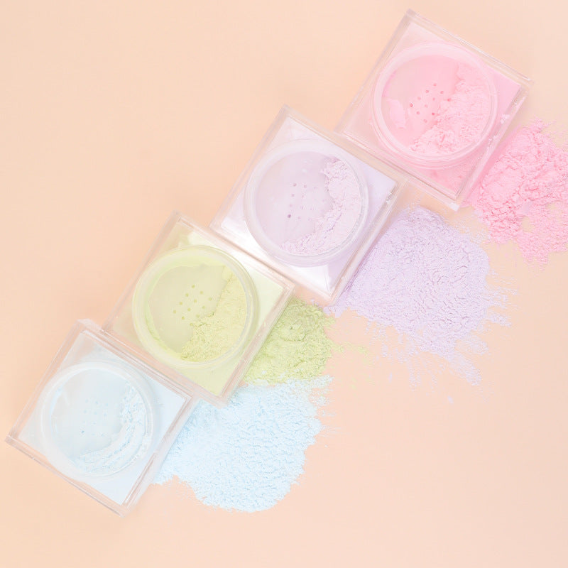 Makeup Loose Powder Custom Logo Talc Tree Paraben Free Vegan Setting Powder High Quality Cosmetics Wholesale Bulk 16pcs