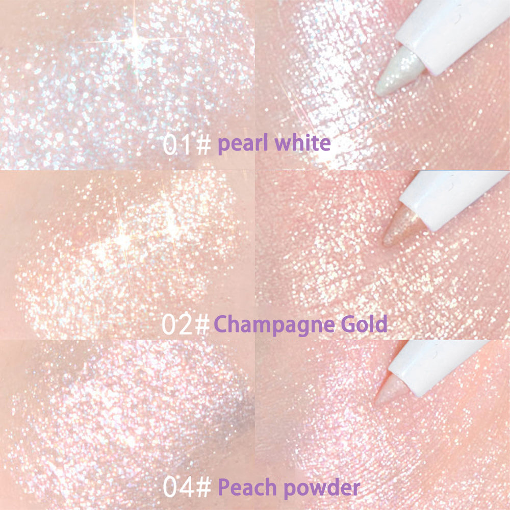 Two-In-One Lying Silkworm Pen Brightens down Waterproof Sweat-Proof Non-Smudge High-Light 3D Liquid Eyeliner Pen