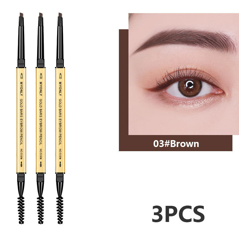 Double Sided Microblading Eyebrow Pen Woman Eyebrow Pencil Waterproof Marker Korean Make Up Products