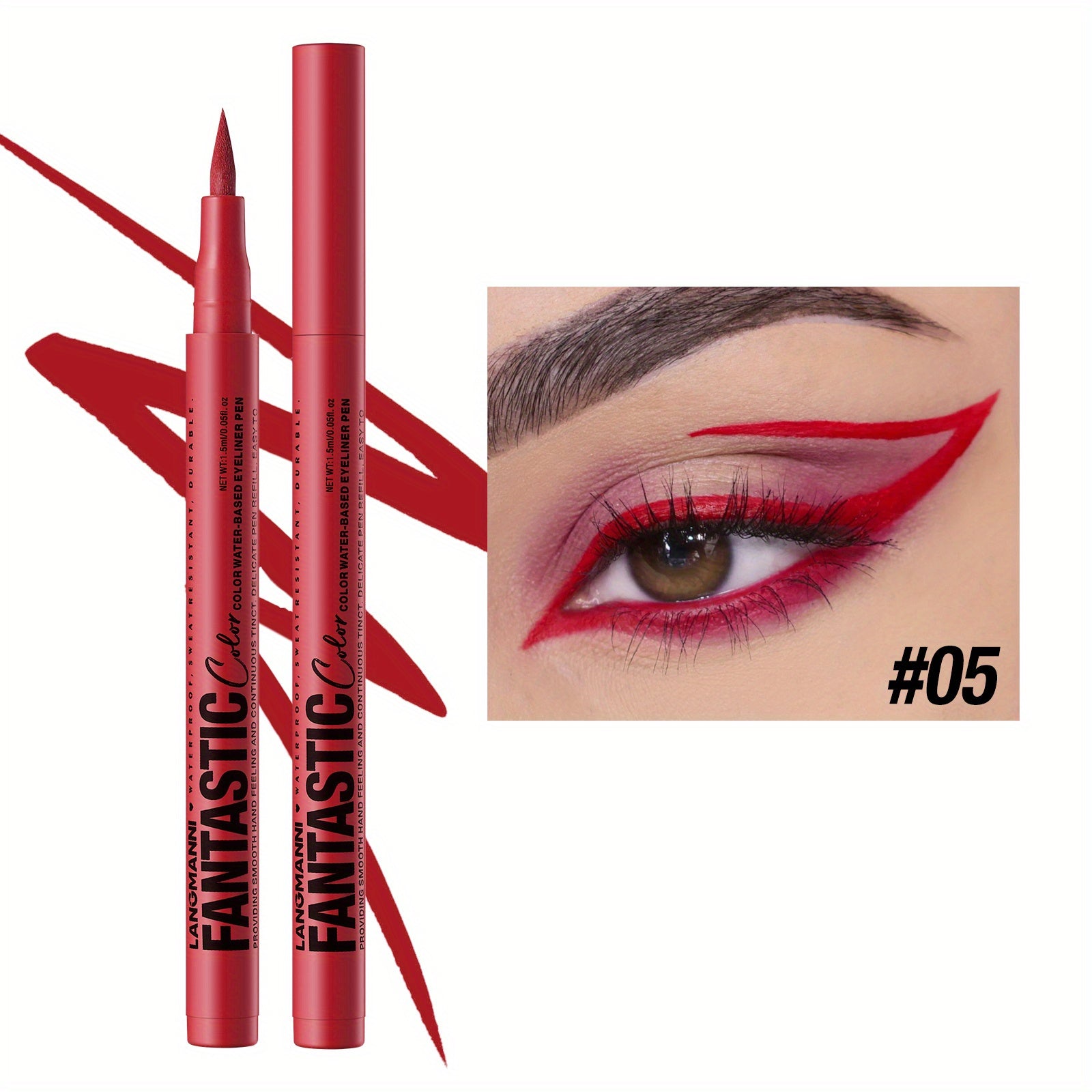 1 pcs waterproof  quick-drying  oil-proof and non-smudging long-lasting ultra-fine eyeliner  eyeliner pen