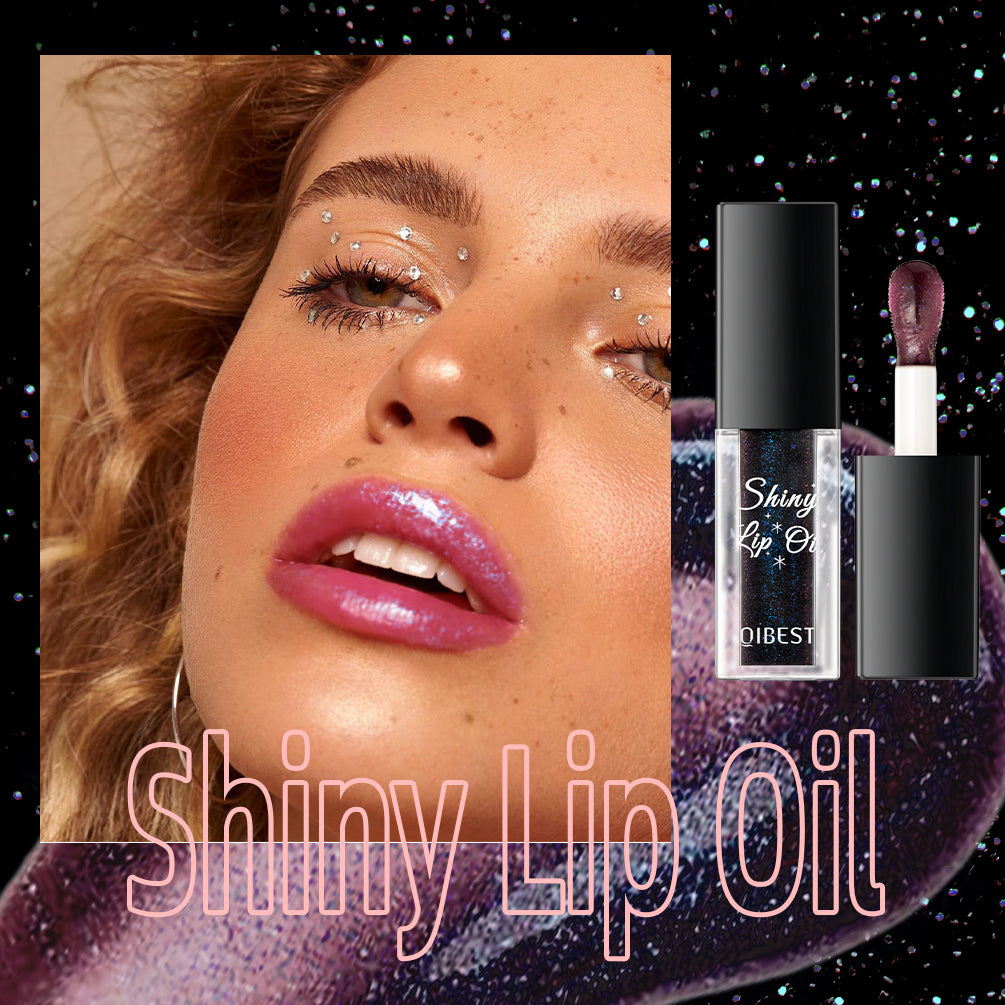 Mirror Black Lip Oil Color Changing Lipstick Moisturizing Shiny Lip Gloss Oil Plumping Lasting Diamond Lipgloss Cosmetics