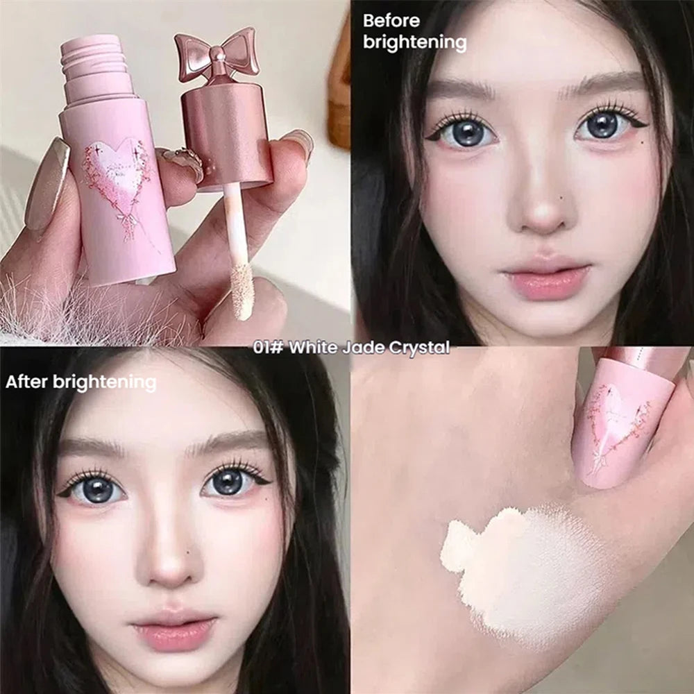 Fairy Pink Liquid Brighten Concealer Stick Face Repair Liquid Highgloss Matte Natural Lasting Cover Acne Spot Dark Circle Makeup