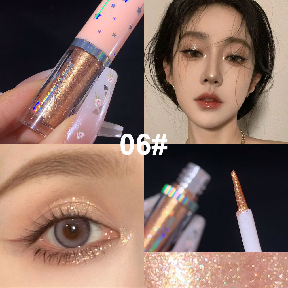 Liquid Eyeshadow Ultra Glitter Bed Silkworm Pen Brightening Eyeshadow Liquid highlight Liquid highlight