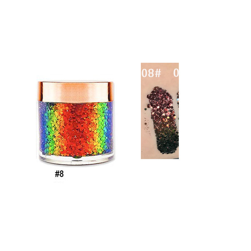 Chameleon Eyeshadow Metallic Powder Sequin Shiny High Gloss Pigment Eyeshadow Palette Eyes Makeup Party Cosmetic Glitter Sequin