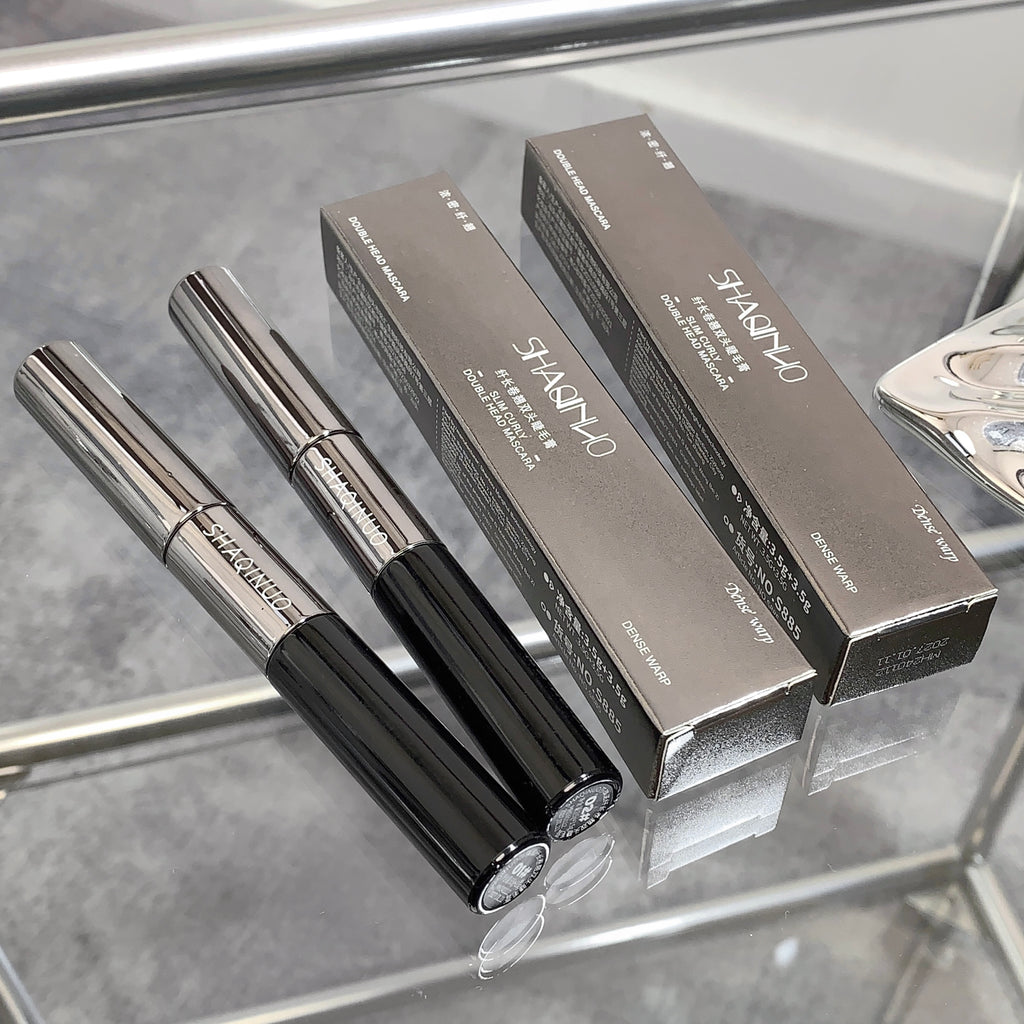 2 In 1 Volume and Length Waterproof Mascara Long Lasting Dual-Ended Tubing Eye Makeup