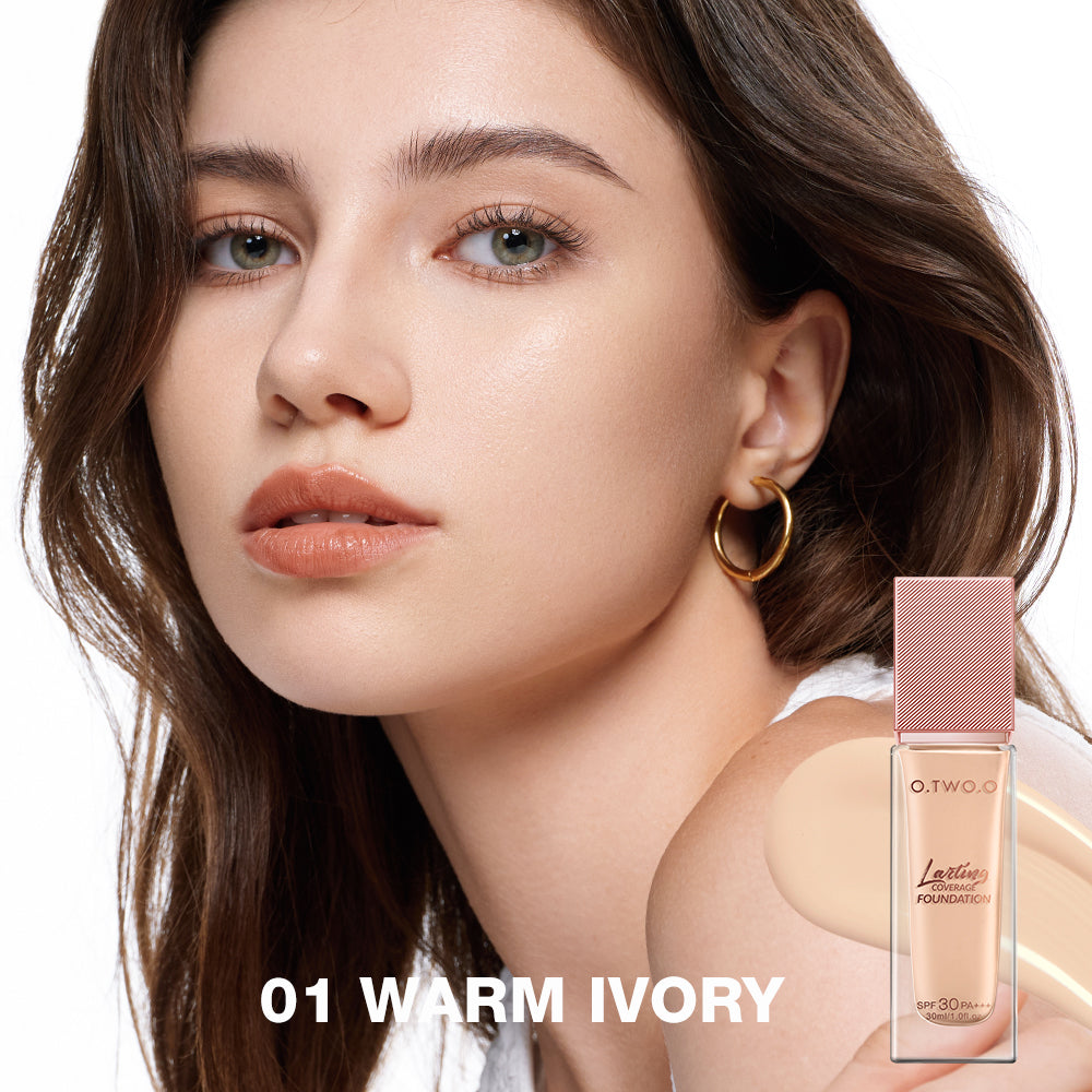 Liquid Coverage Foundation Cream Matte Moisturizing Oil-control Long-Lasting Waterproof Concealer Foundation Makeup