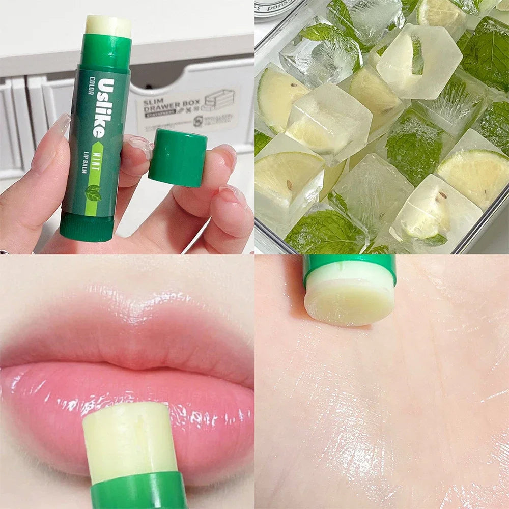Lip Balm Set Colorless Long Lasting Moisturizing Hydration Lips Mask Stick Reduce Lip Line Lip Care Transparent Lipstick Primer