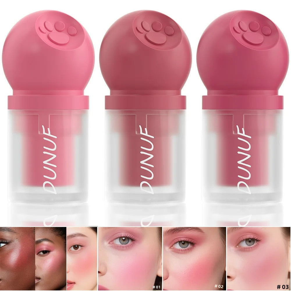 Creamy Cat Paw Blush Trio Buildable Pigment Long Lasting Natural Finish Vegan Cruelty Free Makeup Essential