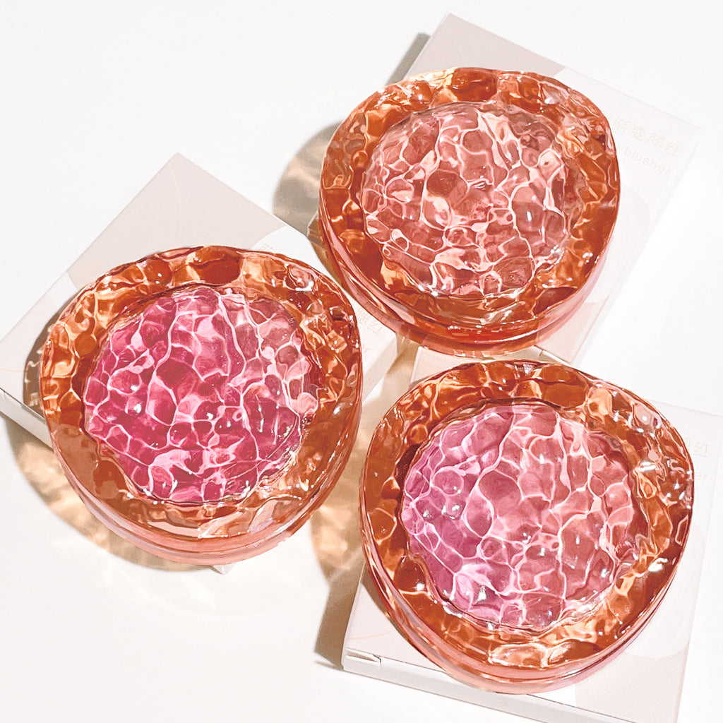  cute  pop  gradient blush  matte delicate daily nude makeup  brightens the color  naturally whitens students