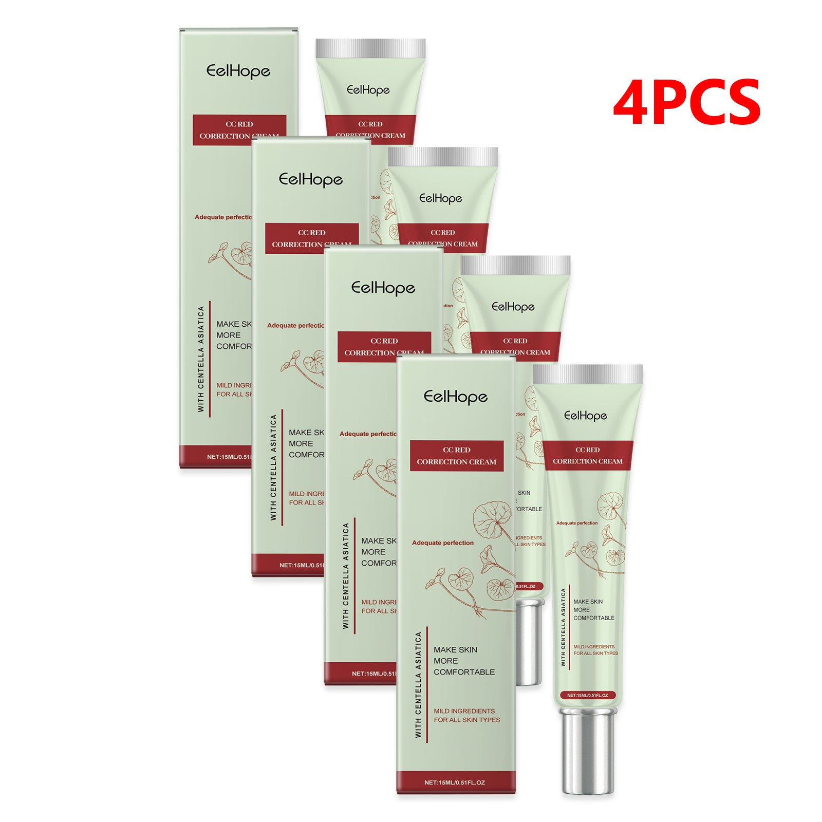 Centella Asiatica  Cream Foundation Color Correcting Facial Repair BB Cream Full Coverage Natural Concealer Whitening Liquid