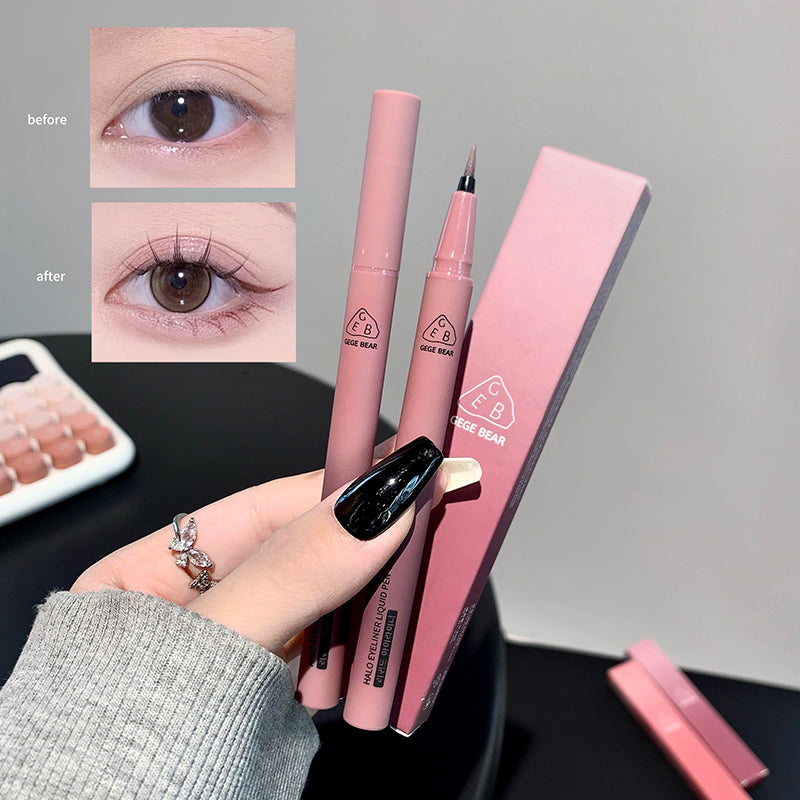 Ultra Thin Black Brown Lower Eyelash Eyeliner Pen Waterproof Lasting Smooth Lying Silkworm Eyes Liner Pencils Eye Makeup Tools