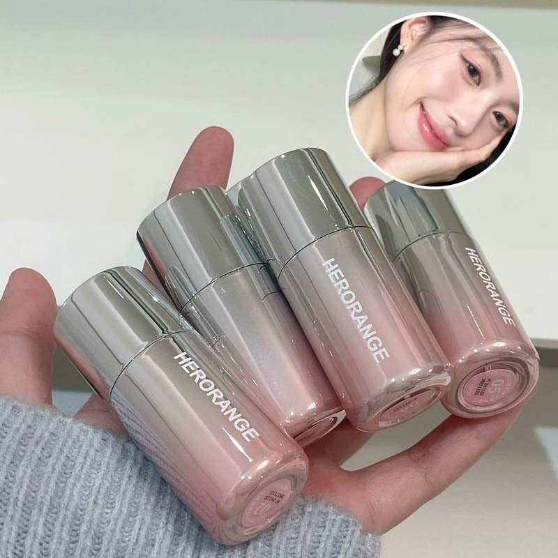 5colors Liquid Blush Matte Waterproof Blush Sponge Brush Head Natural Lasting Breathable Cheek Face Blusher Contour Makeup Women