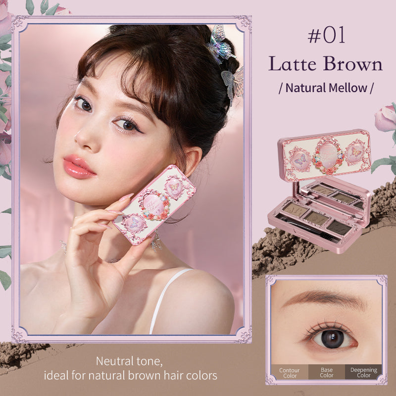 Flower Knows Midsummer Fairytales Collection Eyebrow Palette