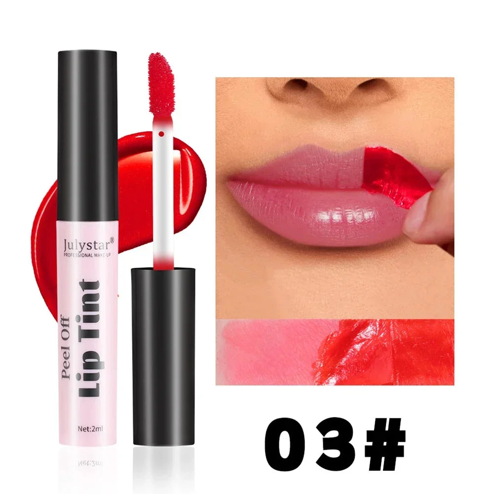 Matte Lip Liner Peel Off Tattoo Lipgloss Waterproof Velvet Lip Tint Red Brown Not Easy Fade Lip Stain Outline Contour Cosmetic