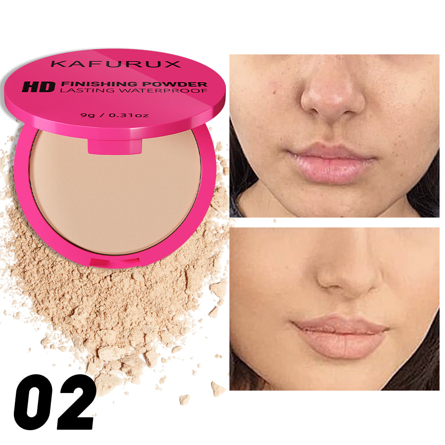 5 Color Oil Control Matte Face Powder Long Lasting Flawless Setting 1PC Powder Face Makeup Full Coverage Pressed Powder Gifts