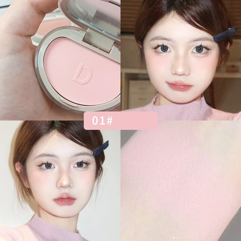 1PC Blush Makeup Palette Cute 7 Color Mineral Powder Blue Pink Rouge Long Lasting Natural Cheek Tint Waterproof Blusher Cosmetic