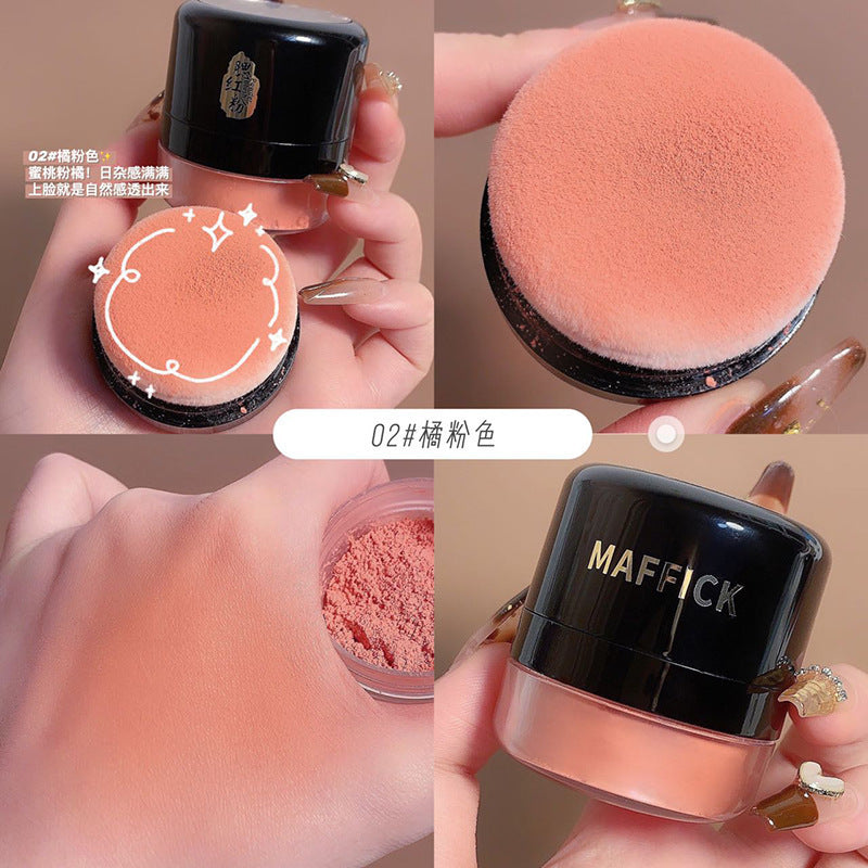 blush powder skin friendly and soft color air cushion powder blusher looks even powder blusher