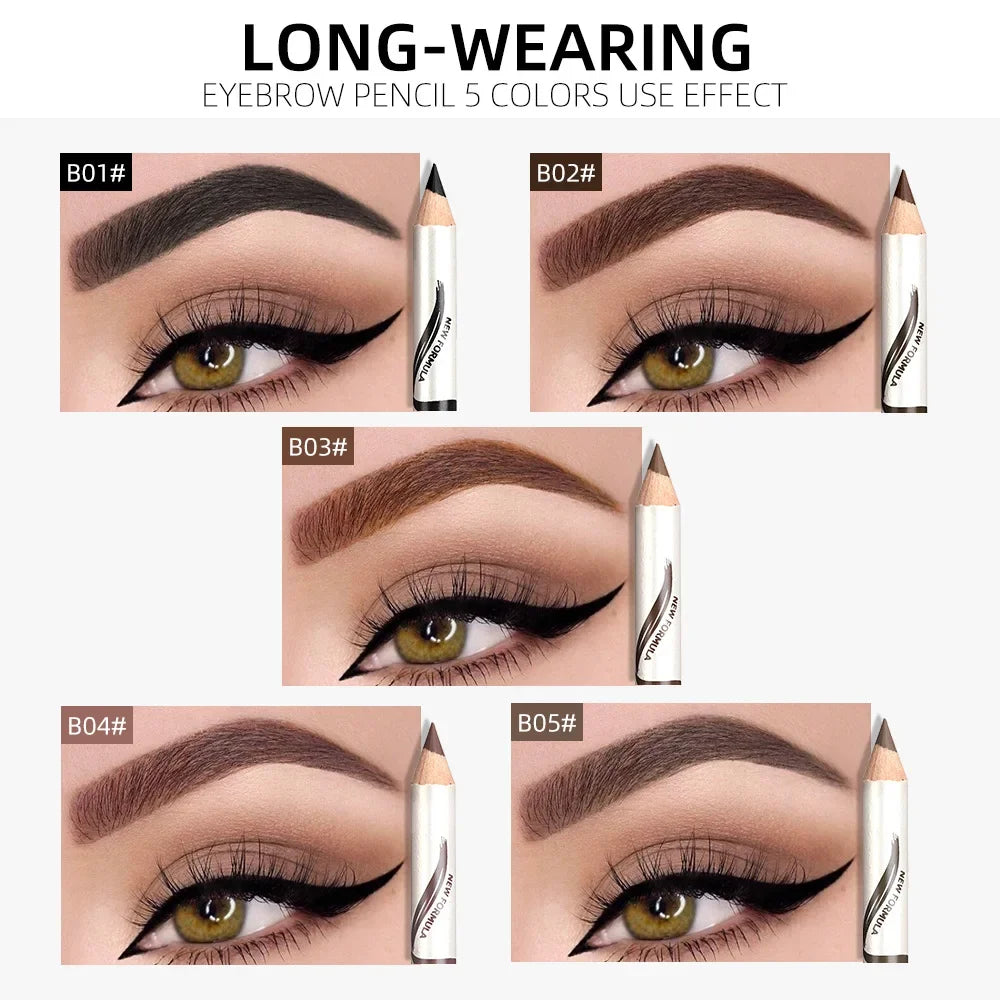 1 PCS Waterproof Eyebrow Pencil 5 Colors Eyebrow Pen for Women Beauty Cosmetic Eyebrow Pencil Cosmetics Tool Eye Brow Pencil