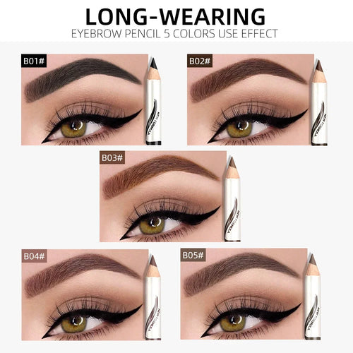 1 PCS Waterproof Eyebrow Pencil 5 Colors Eyebrow Pen for Women Beauty Cosmetic Eyebrow Pencil Cosmetics Tool Eye Brow Pencil
