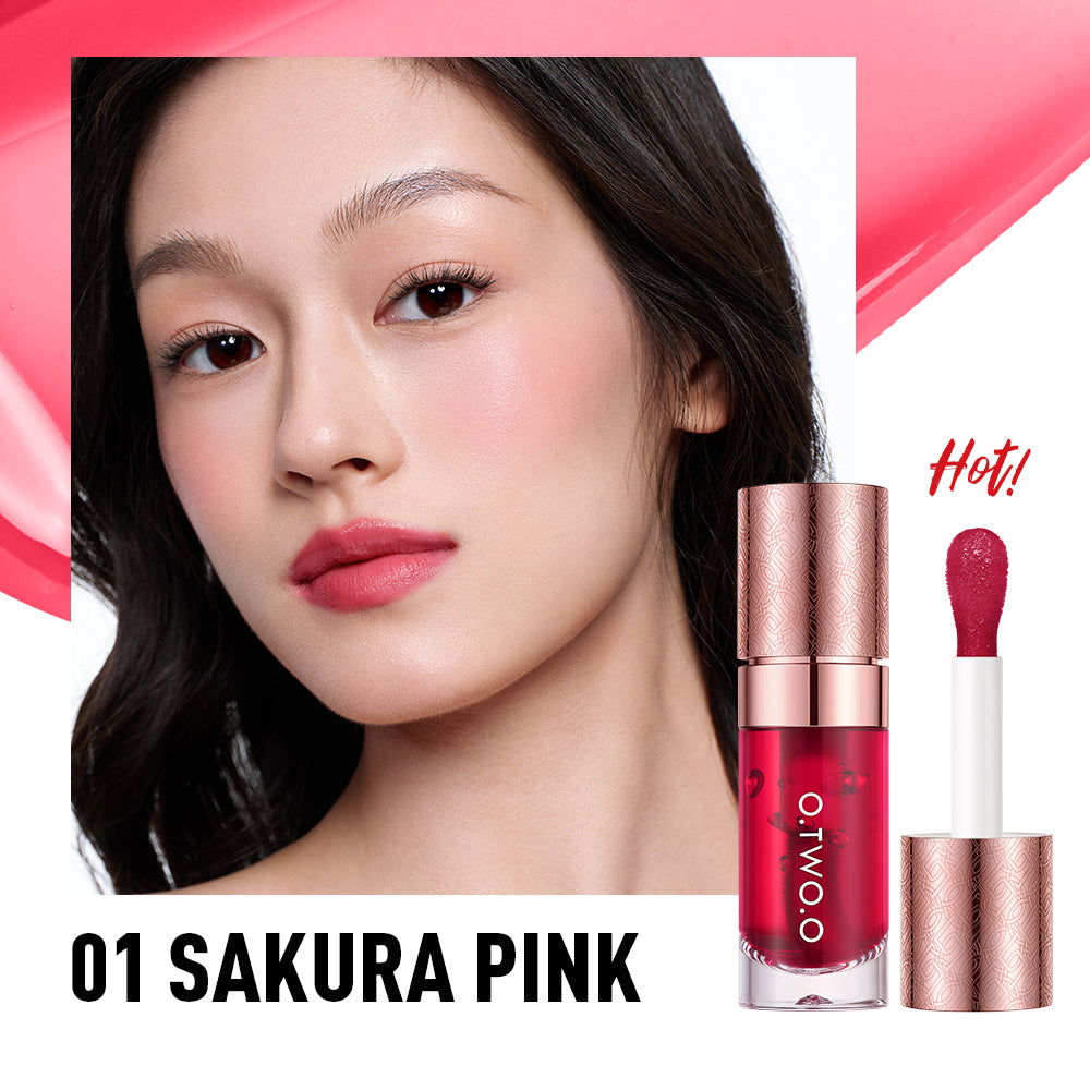 Liquid Lip Cheek Tint Lip Clamping Moisturizing Long-lasting Lightweight Non-sticky Non-drying Lip Gloss Lip Stain Tint