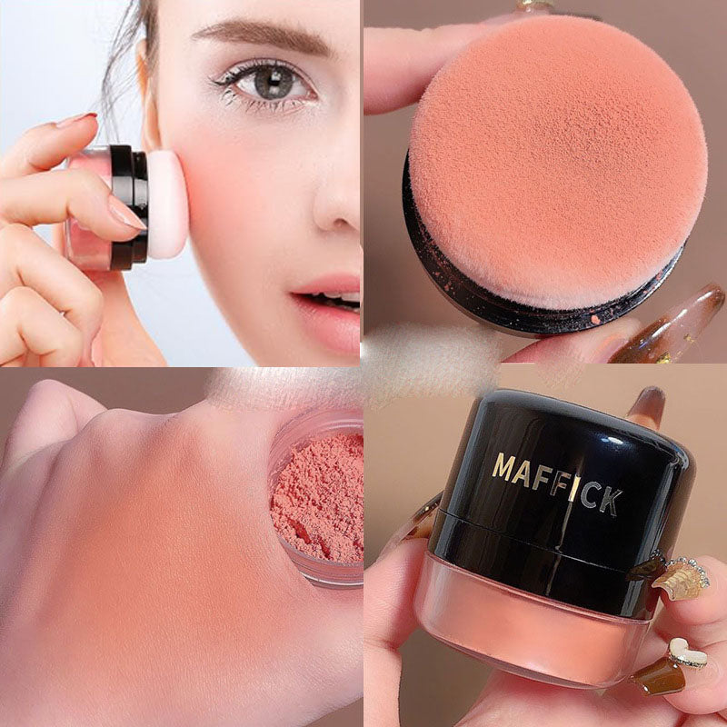 blush powder skin friendly and soft color air cushion powder blusher looks even powder blusher