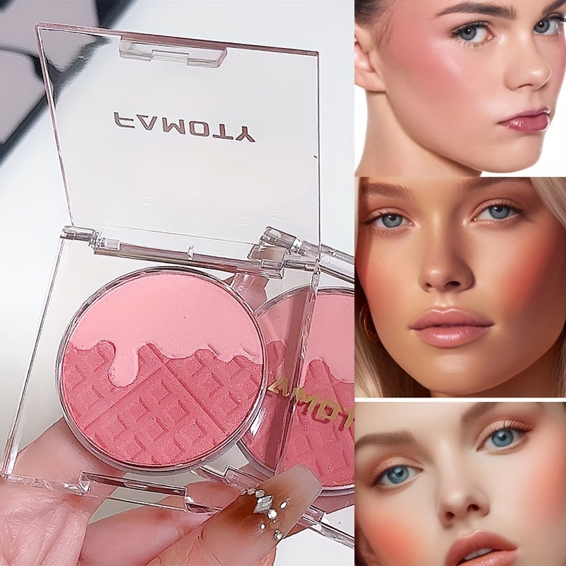 Monochrome Blush Palette   Powder Palette Multi-Colored Blush Powder Blushing Rose Matte Bold  Lightweight   Blends Easily