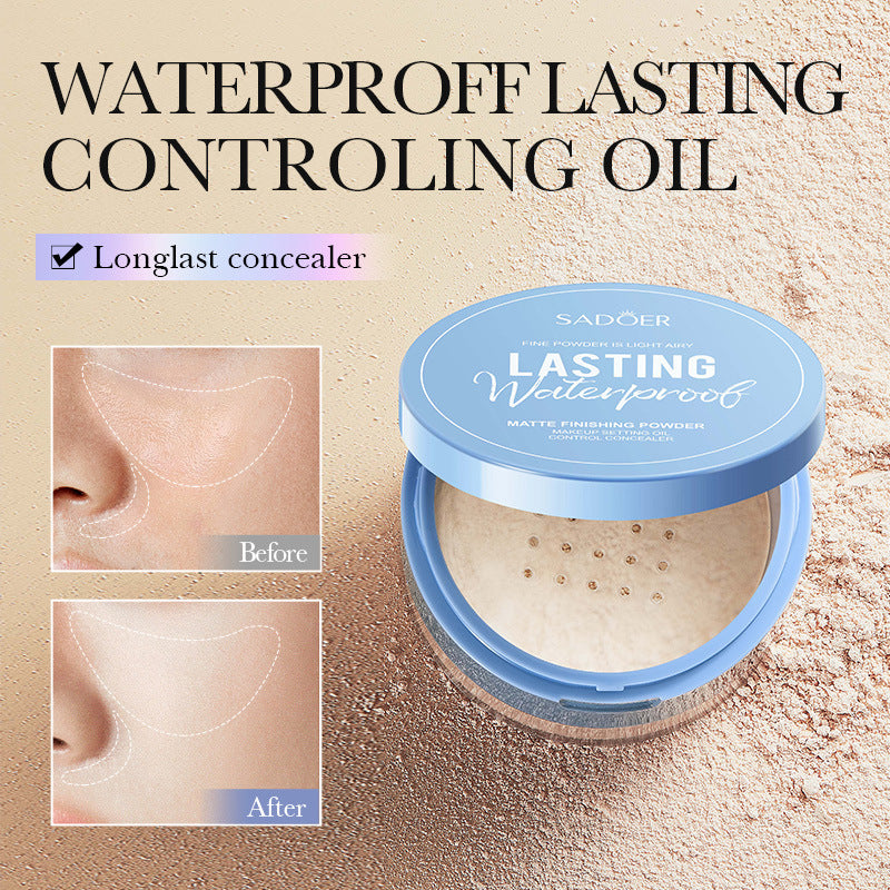 Matte Loose Powder Refreshing Oil Control Concealer Long Lasting Holding Makeup Improve Dullness Waterproof Makeup Powder